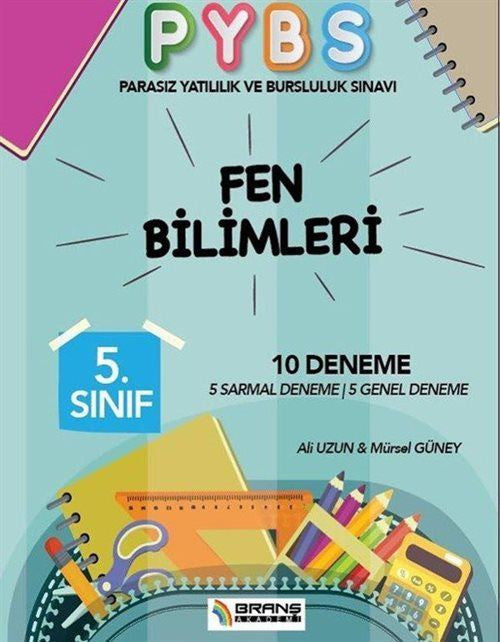 5. Sınıf PYBS Fen Bilimleri 10 Deneme - Ali Uzun kitap kapağı