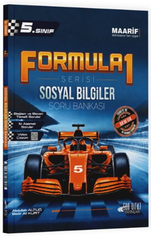 5. Sınıf Sosyal Bilgiler Formula 1 Soru Bankası Son Viraj Yayınları kitap kapağı