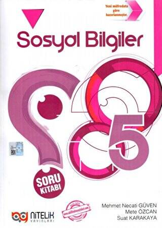 5.Sınıf Sosyal Bilgiler Soru Bankası - Mehmet Necati Güven kitap kapağı