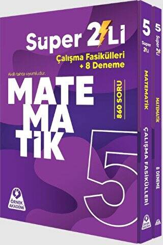 5. Sınıf Süper İkili Matematik Seti - Kolektif kitap kapağı