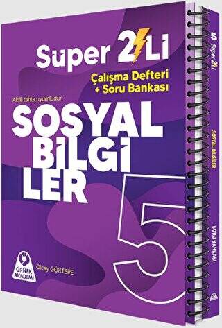 5. Sınıf Süper İkili Sosyal Bilgiler Seti - Kolektif kitap kapağı
