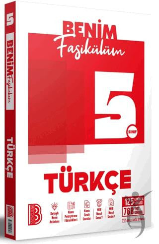 5. Sınıf Türkçe Benim Fasikülüm kitap kapağı