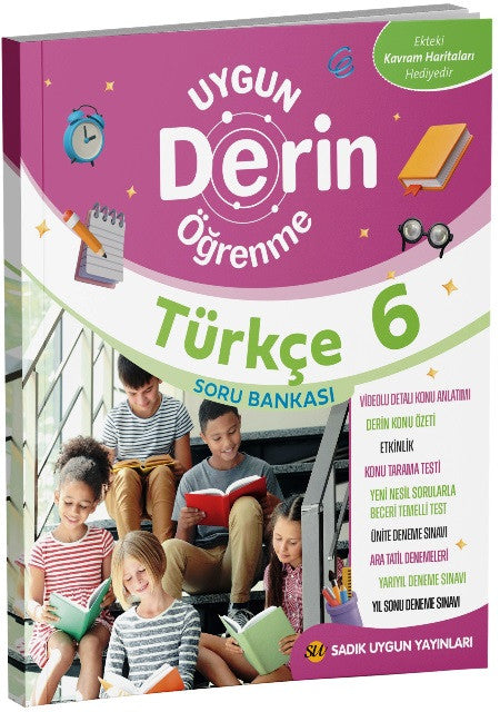 5. Sınıf Türkçe Derin Öğrenme Soru Bankası kitap kapağı