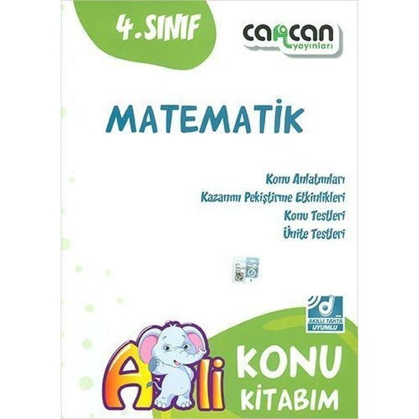 4.Sınıf Matematik Konu Kitabım | Can Can Yayınları (İnce Kapak)