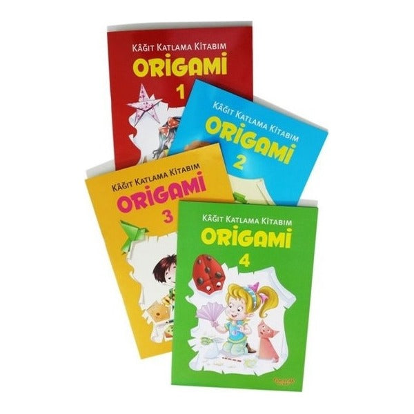 Origami Seti - 4 Kitap Takım | Yumurcak Yayınları (İnce Kapak)