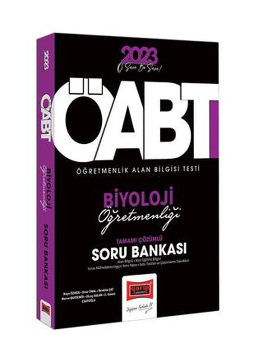 Yargı Yayınları 2023 KPSS ÖABT Biyoloji Öğretmenliği Tamamı Çözümlü Soru Bankası | Yargı Yayınevi (Ciltsiz)