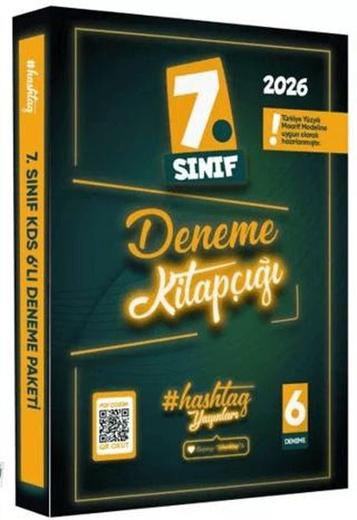 2026 7. Sınıf hashtag Kazanım Değerlendirme Sınavı 6lı Sarmal Deneme Paketi Çözümlü Türkiye Geneli