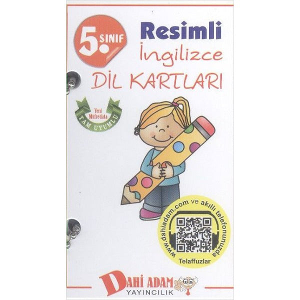 Dahi Adam 5. Sınıf Resimli İngilizce Dil Kartları | Dahi Adam Yayıncılık