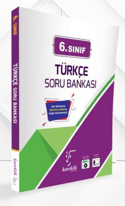 6. Sınıf Türkçe Soru Bankası | Karekök Yayıncılık (Ciltsiz)