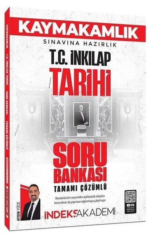 2026 Kaymakamlık TC İnkılap Tarihi Soru Bankası Çözümlü | İndeks Akademi (İnce Kapak)