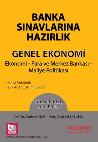 Banka Sınavlarına Hazırlık Genel Ekonomi | Akademi Consulting Training (Ciltsiz) - Resim 1