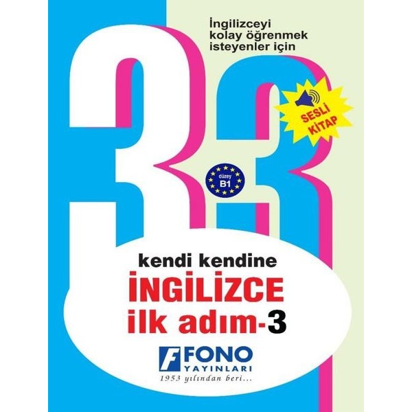 Kendi Kendine İngilizce İlk Adım - 3 Sesli Kitap | Fono Yayınları