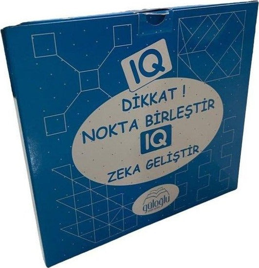 Dikkat! Nokta Birleştir IQ Zeka Geliştir Kutulu (32 Oyun,18 Kart Kalemiyle Beraber Süper Oyun Kartları)