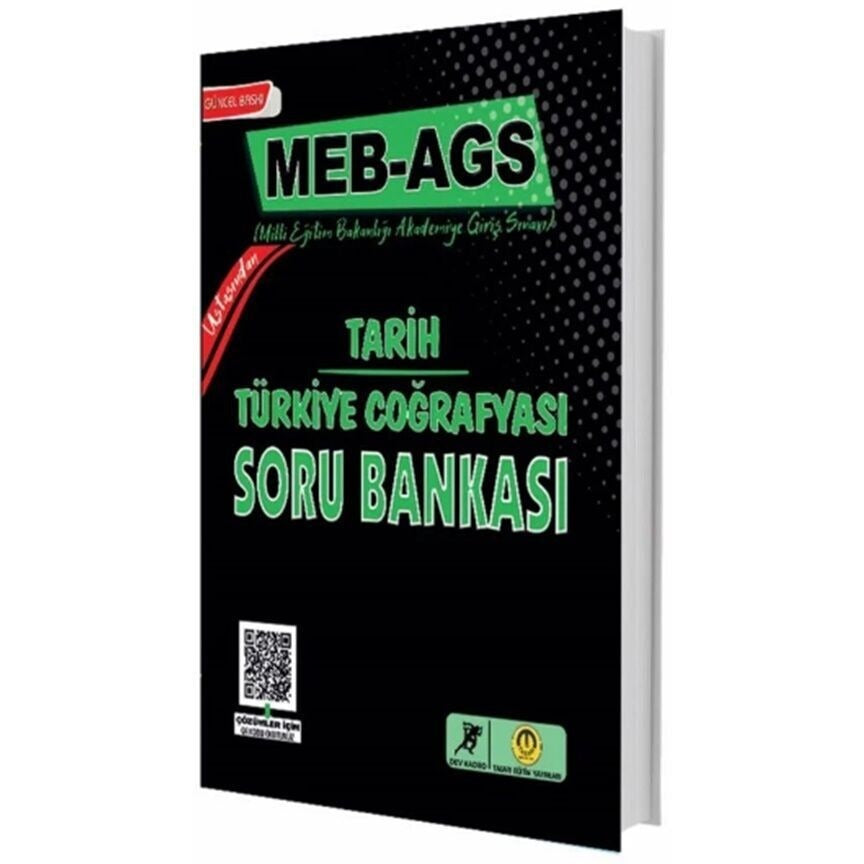 MEB-AGS Tarih - Türkiye Coğrafyası Soru Bankası | Tasarı Eğitim Yayınları (Ciltsiz)