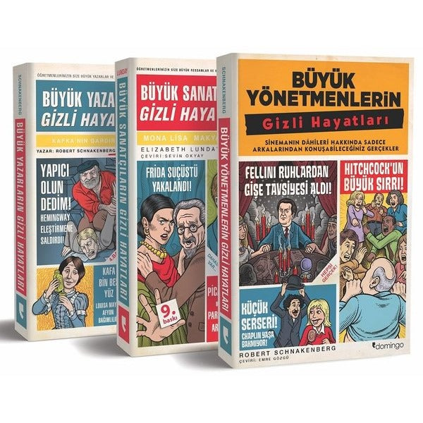 Gizli Hayatlar Seti - 3 Kitap Takım | Domingo Yayınevi (İnce Kapak)