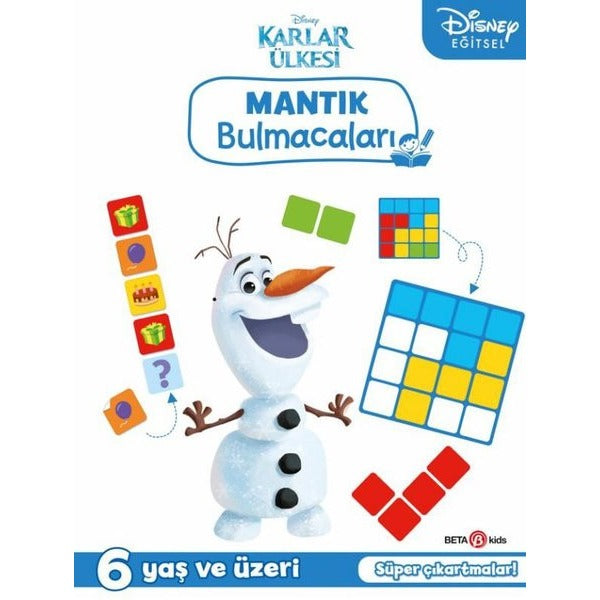 Disney Eğitsel Karlar Ülkesi Çıkartmalı Mantık Bulmacaları | Beta Kids (Ciltsiz)