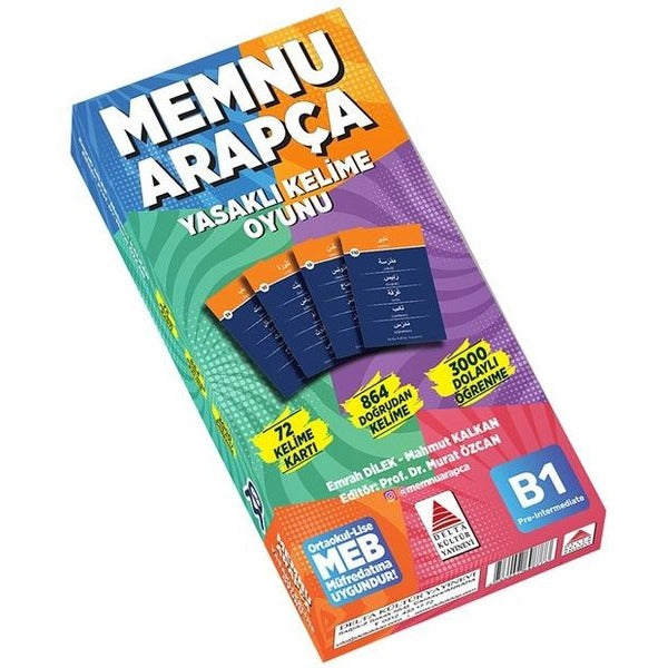 Memnu Arapça - Yasaklı Kelime Oyunu - Kutulu | Delta Kültür Yayınevi (İnce Kapak)