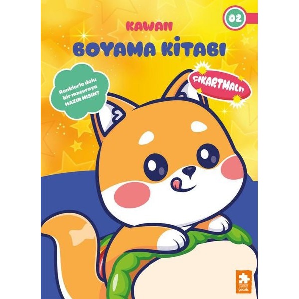 Kawaii Boyama Kitabı 2 | Eksik Parça Yayınları (İnce Kapak)