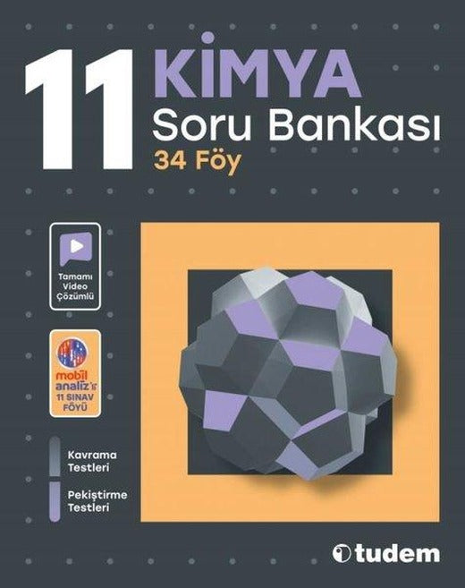 11. Sınıf Kimya Soru Bankası | Tudem Yayınları - Ders Kitapları (İnce Kapak)