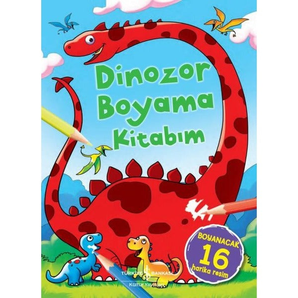 Dinozor Boyama Kitabım | İş Bankası Kültür Yayınları