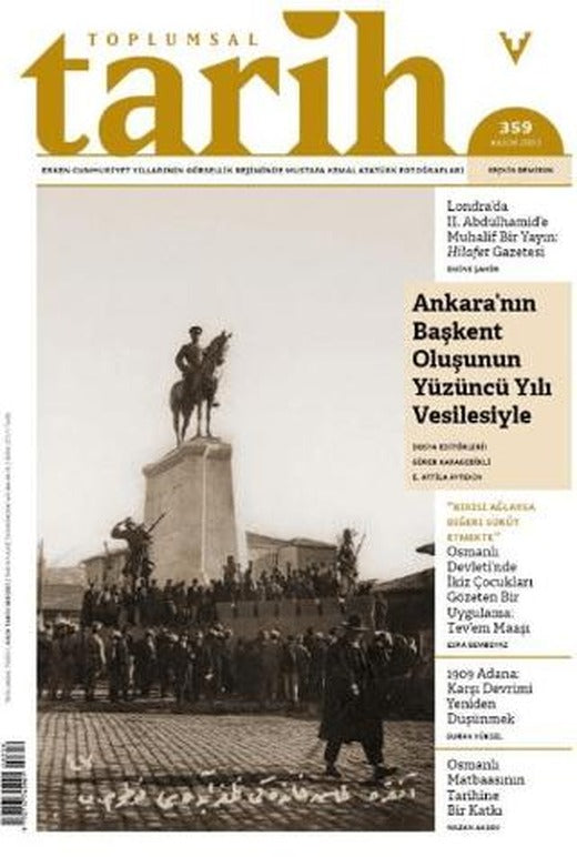 Toplumsal Tarih Dergisi Kasım 2023 | Tarih Vakfı Yurt Yayınları - Toplumsal Tarih Dergisi (Ciltsiz)
