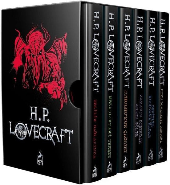 H.P. Lovecraft Seti-6 Kitap Takım Kutulu | Ren Kitap