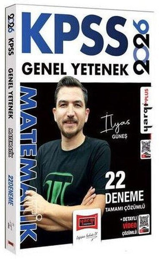 2026 KPSS Genel Yetenek Tamamı Çözümlü Matematik 22 Deneme | Yargı Yayınları (İnce Kapak)