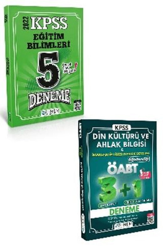 KPSS Eğitim Bilimleri 5 Deneme +ÖABT Din Kültürü ve Ahlak Bilgisi 3+1 Deneme | Panem Yayınları (Ciltsiz)