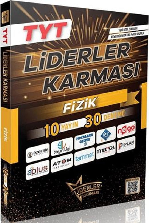 TYT Fizik 10 Yayın 30 Deneme | Liderler Karması Yayınları (Ciltsiz)