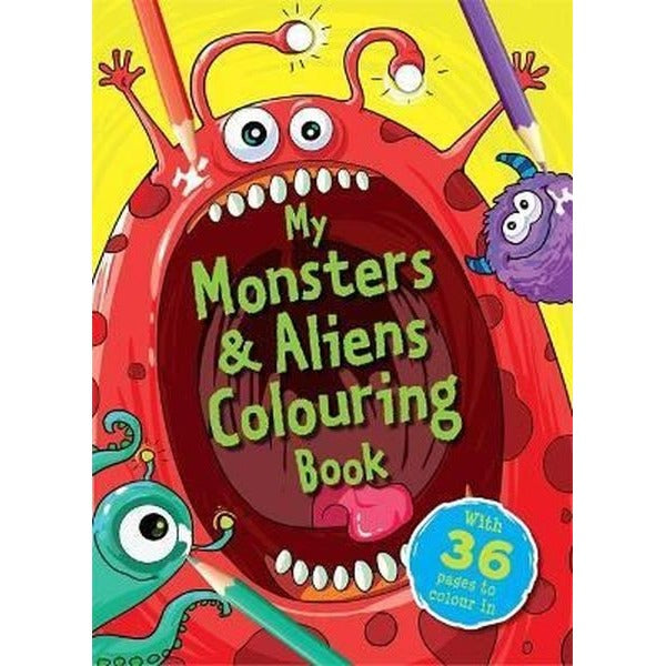 My Monsters and Aliens Colouring Book | Igloo Books (Ciltsiz)
