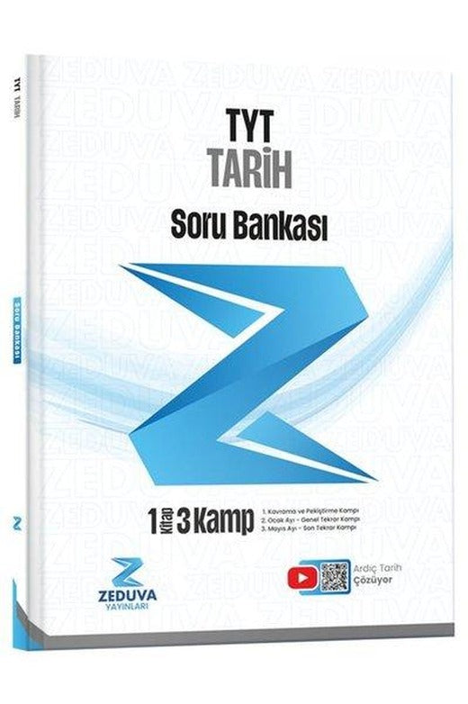 Soner Ardıç Tarih TYT Tarih 1 Kitap 3 Kamp Soru Bankası | Zeduva Yayınları (İnce Kapak)