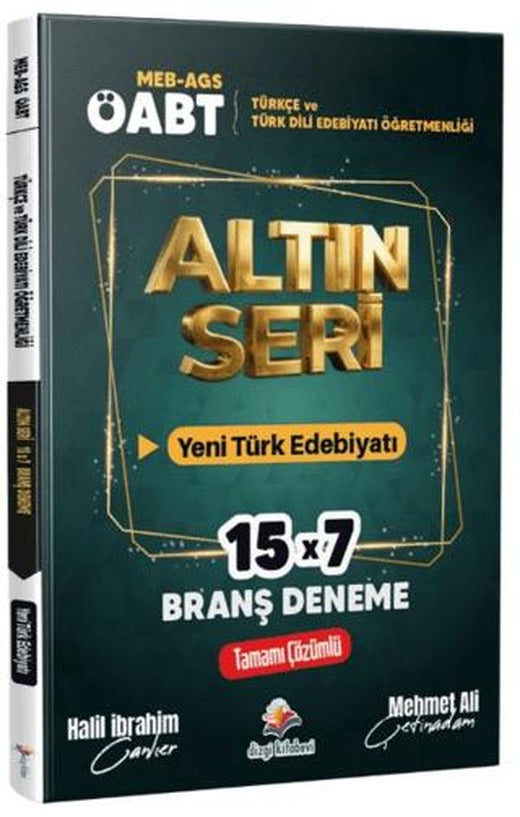 2026 MEB AGS ÖABT Altın Seri Türkçe Öğretmenliği - Türk Dili ve Edebiyatı Öğretmenliği Yeni Türk Edebiyatı Tamamı Çözümlü 7 Deneme Sınavı