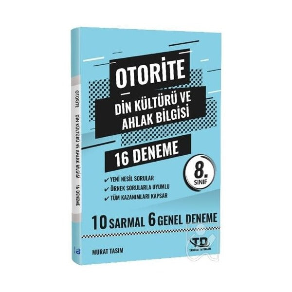 LGS Din Kültürü ve Ahlak Bilgisi 8. Sınıf 16 Deneme Otorite | Tandem Yayınları (Ciltsiz)