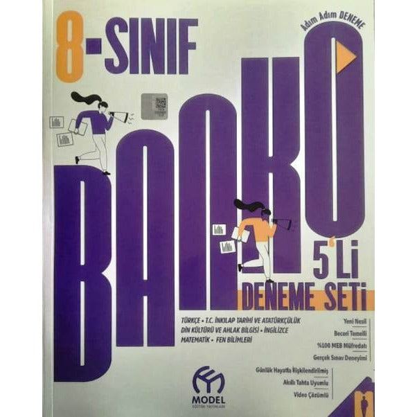8. Sınıf Banko 5li Deneme Seti | Model Eğitim Yayıncılık (Ciltsiz)