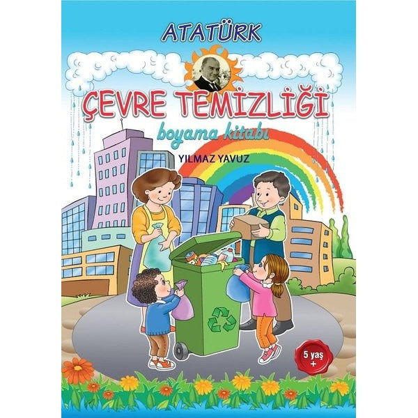 Atatürk Çevre Temizliği Boyama Kitabı