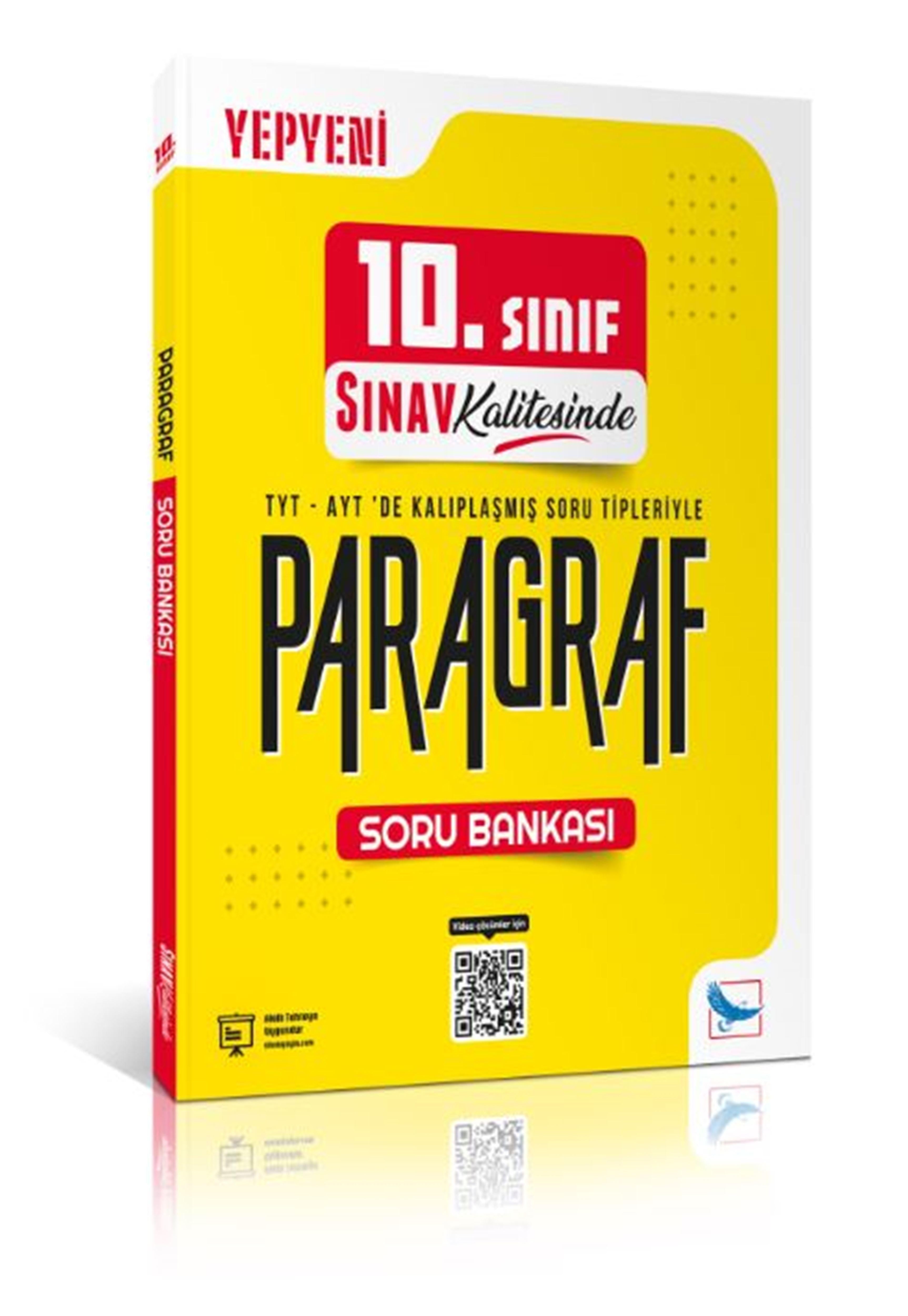 10. Sınıf Sınav Kalitesinde Paragraf Soru Bankası | Sınav Yayınları (İnce Kapak)
