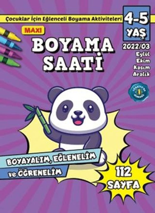 Maxi Boyama Saati 4 | Maxi Yayıncılık (Ciltsiz)