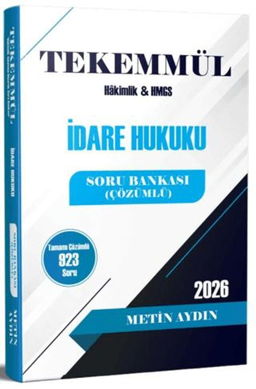 Tekemmül İdare Hukuku Soru Bankası