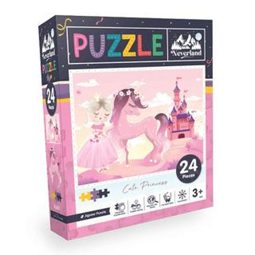 Neverland Sevimli Prenses Puzzle 24 Parça NL407 | Neverland