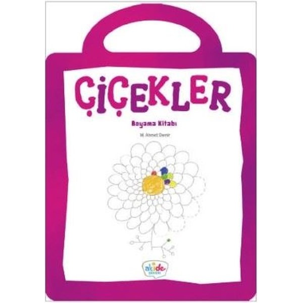 Çiçekler-Boyama Kitabı | Akide Şekeri Yayınları