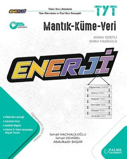 TYT Enerji Mantık - Küme - Veri Konu Özetli Soru Fasikülü | Palme Yayınları (Ciltsiz)