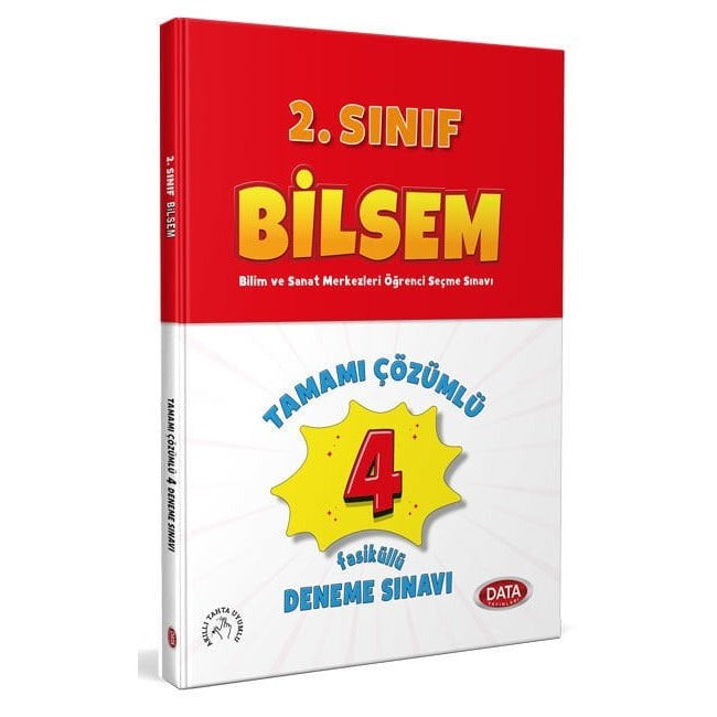 2. Sınıf Bilsem Tamamı Çözümlü Fasikül 4 Deneme Sınavı | Data Yayınları (Ciltsiz)