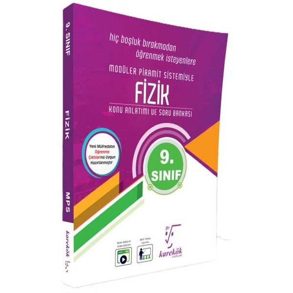 9. Sınıf Fizik Mps (Modüler Piramit Sistemi) | Karekök Eğitim Yayın (İnce Kapak)