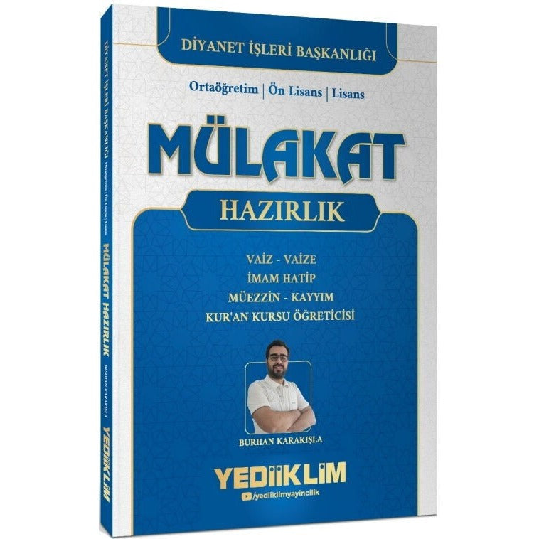Diyanet İşleri Mülakat Hazırlık Kitabı | Yediiklim Yayınları (Ciltsiz)