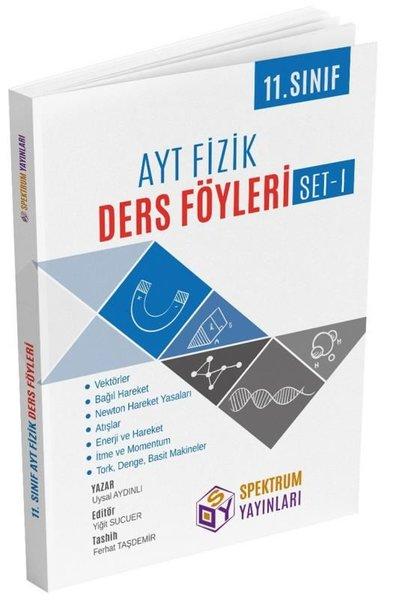 AYT 11. Sınıf Fizik Ders Föyleri Set 1 | Spektrum Yayınları (İnce Kapak) - Resim 1