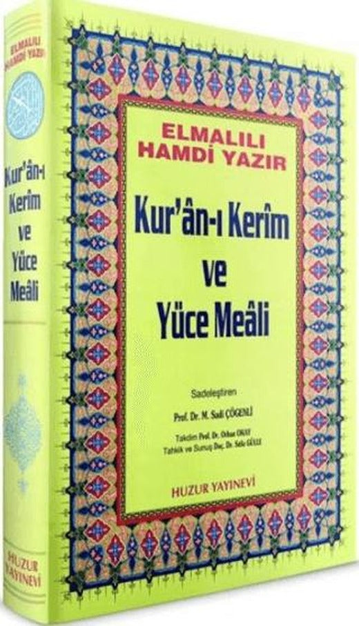Rahle Boy Kur’an-ı Kerim ve Yüce Meali (Hafız Osman Hattı) | Huzur Yayınevi (Ciltli)
