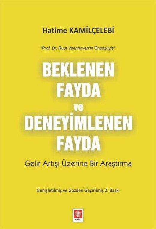 Beklenen Fayda ve Deneyimlenen Fayda | Ekin Basım Yayın (İnce Kapak)