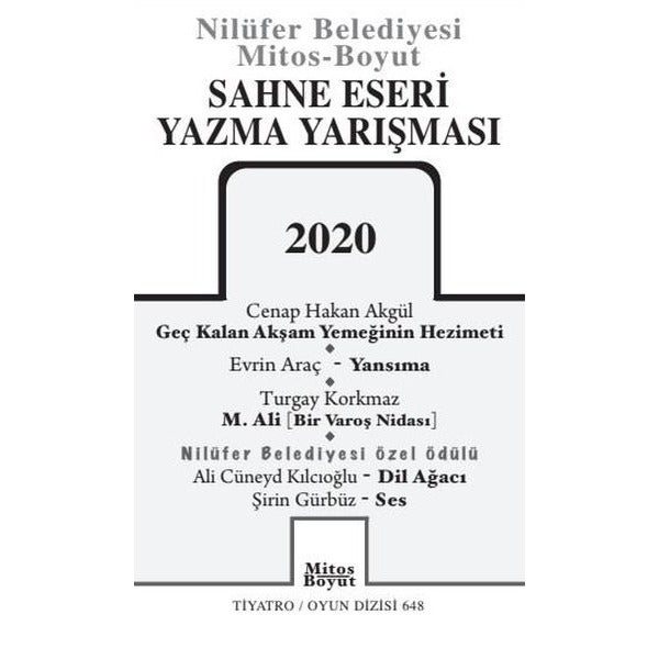 Sahne Eseri Yazma Yarışması 2020