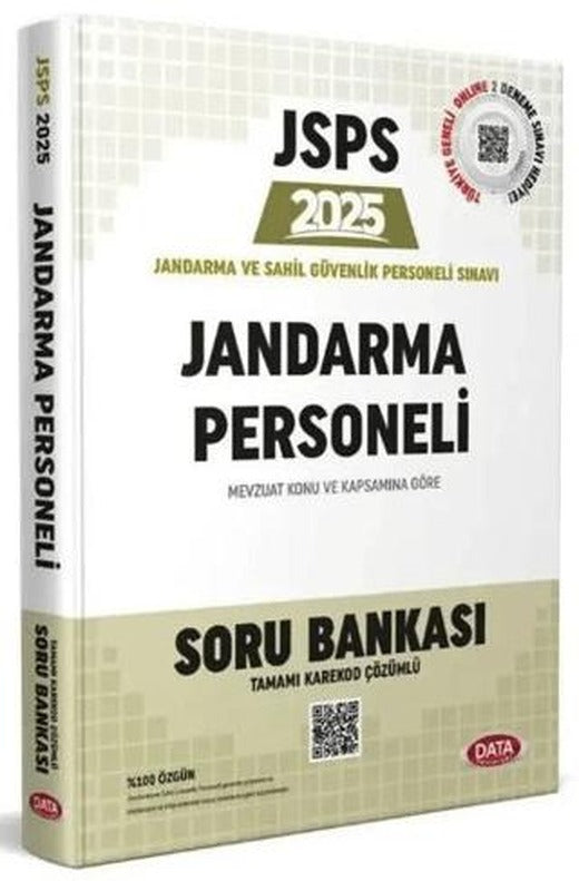 2025 JSPS Jandarma Personeli Soru Bankası | Data Yayınları (Ciltsiz)