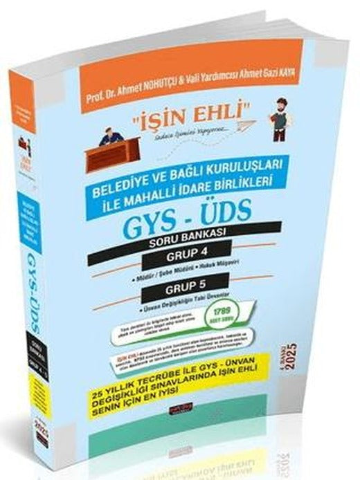GYS-ÜDS Belediye ve Bağlı Kuruluşları Mahalli İdare Birlikleri Personeli Grup 4-5 Soru Bankası | Savaş Yayınevi (Ciltsiz)